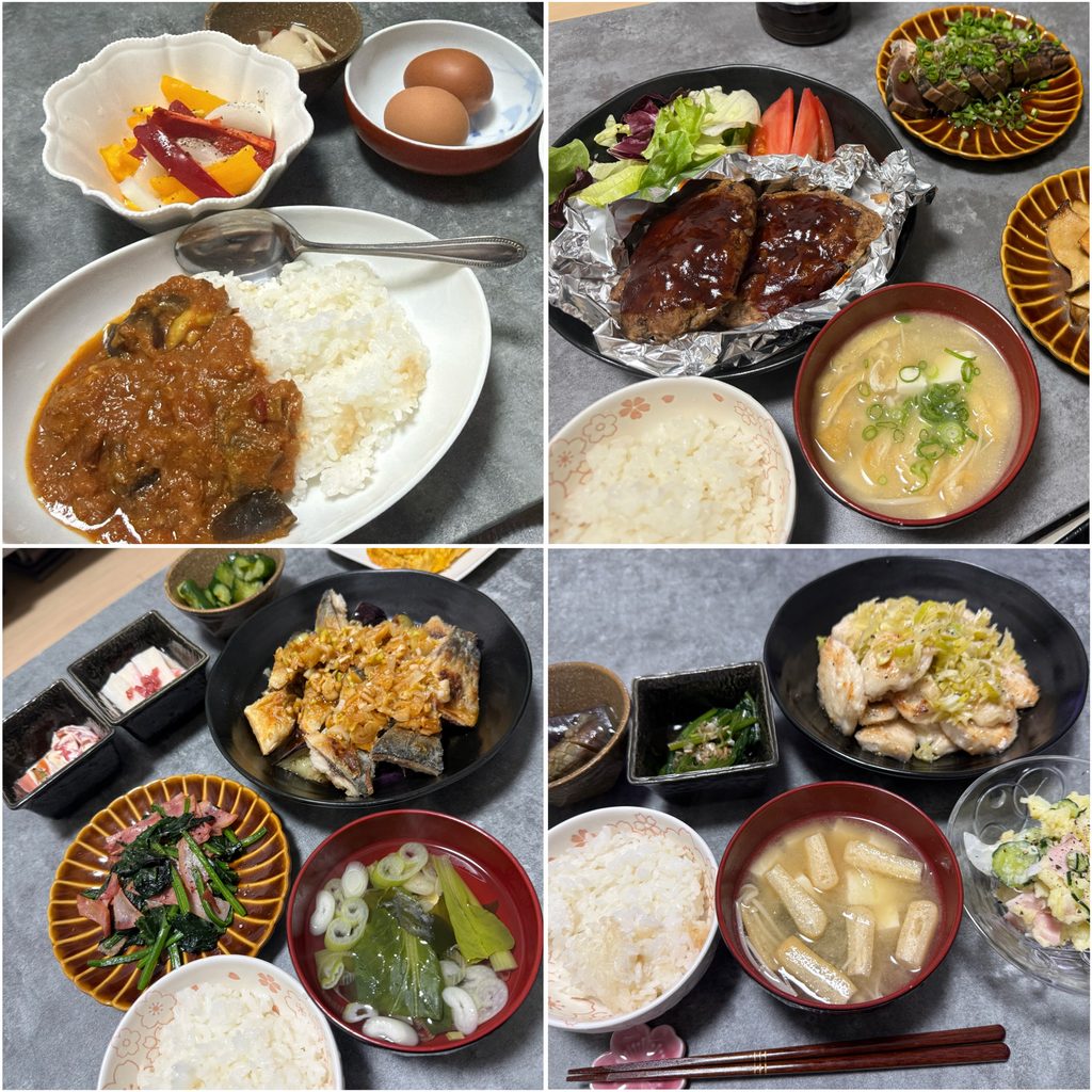 あちもんが日々作っている家庭料理